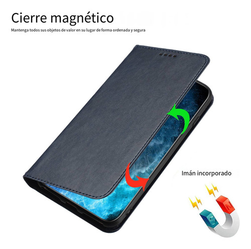 Funda Tipo Cartera Magnética Para Samsung Galaxy A11 Eu/m01s/a10s Con Bloqueo Rfid