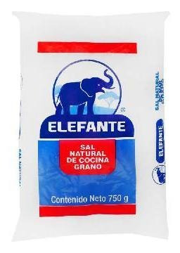 Imagen 1 de 1 de Sal En Grano Elefante 750 Gr