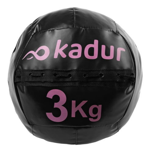 Medicine Ball 3 Kg Sin Pique Simil Cuero Reforzada Kadur