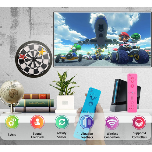 Mote Nunchuk Control Joystick 2 En 1 Mando Para Wii / Wii U