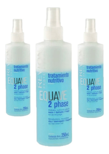 Revlon Equave 2 Phase Pack X3 Acondicionador Sin Enjuague