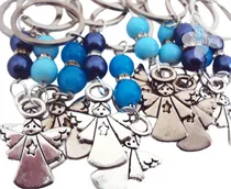 Comprar 10 Llaveros Angelitos C\u002Fbolsita  Bautismo\u002Fcomunión