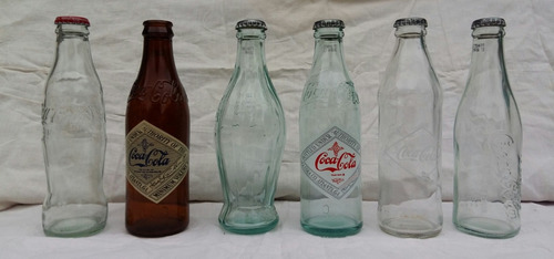 Botellitas Vintage - Coca Cola - Set X 6 Unidades