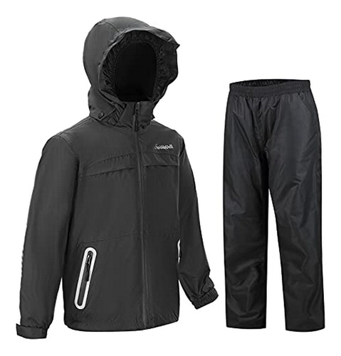 Conjunto Impermeable Niños : Chaqueta Y Pantalón Ligeros, Tr