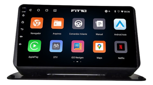 Central Multimidia Citroen C3 13/19 Android 14 Carplay 64gb
