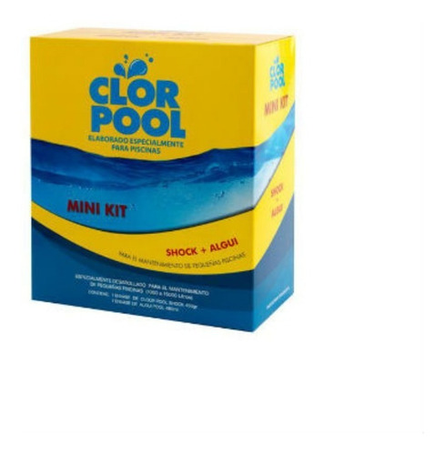 Clor Pool  Mini Kit  Para Piscina Pequeña  Shock + Algui