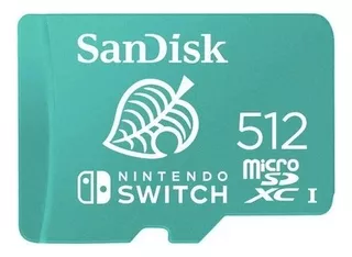 Memoria Micro Sd De 512 Gb Para Nintendo Switch 4k 100 Mb/s