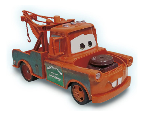 Mate Cars Auto A Radio Control Tow Mater Pixar Orig. Ditoys Color Marrón