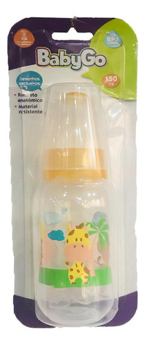 Mamadeira 150ml Safari 6m+ Baby Go 02134