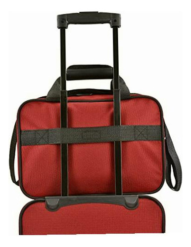 U.s. Traveler Rio Juego De Equipaje De Mano Extensible De Color Rojo