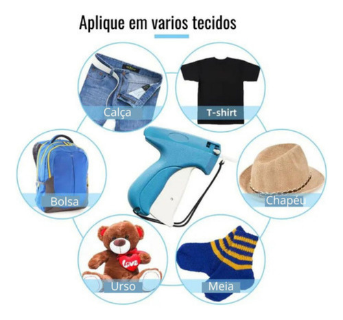Fixador De Etiqueta Maquina Pistola Para Aplicar Pino Tagpin