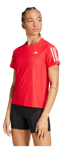 Playera adidas Correr Own The Run Mujer Rojo Jd6432