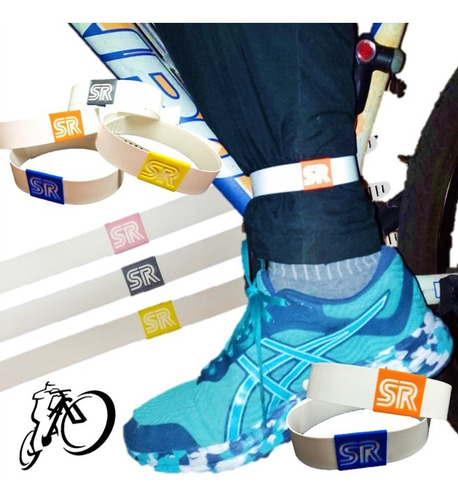Imagen 4 de 8 de Tira Banda Bicicleta Accesorio Sujeta Pantalones Seguridad