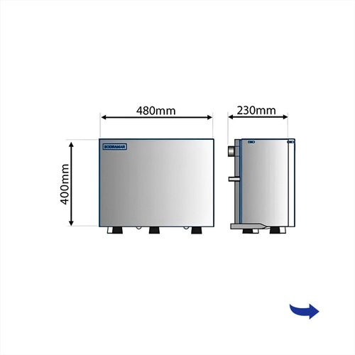 Sauna Vapor Steam Inox 12 Kw Com Quadro Digital B Sodramar