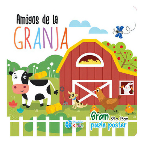 Amigos De La Granja (gran Puzzle Poster): No Aplica, De Pluton Ediciones. Editorial Pluton, Tapa Blanda En Español