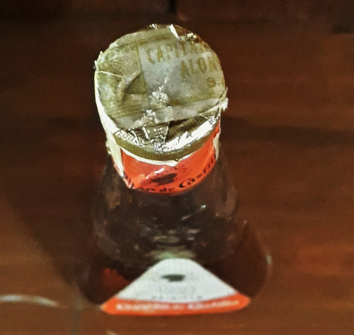 Botellita Capitán De Castilla Licor Crema De Vainilla (Usado)