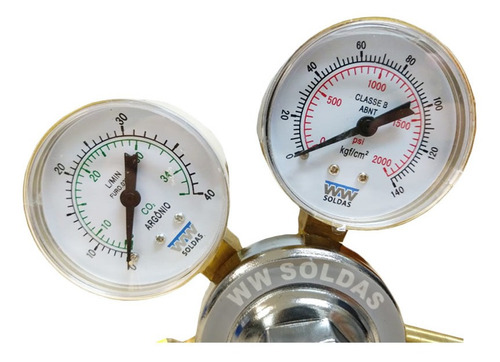 Regulador Para Cilindro De Co2 W24 Standard Wwsoldas