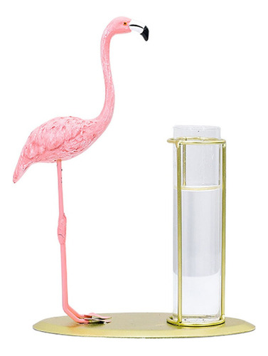 . Flamingo Hydroponics Maceta Vas Florero De Cristal Moderno