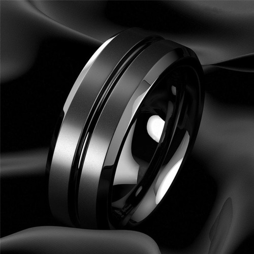 Anillo Argolla Para Hombre Fabricado En Acero Inoxidable