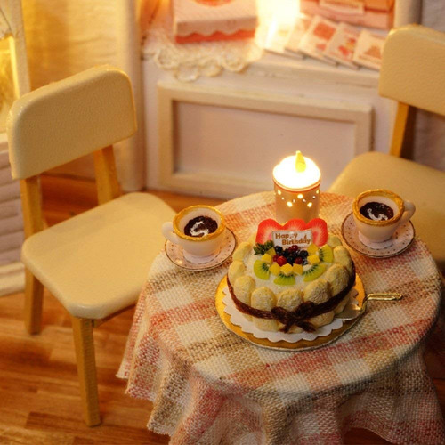 Flever Casa De Muñecas En Miniatura De Bricolaje Casa Y Kit