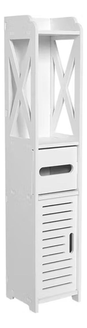 Mueble Organizador De Baño Color Blanco