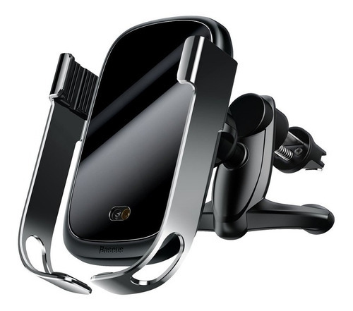 Cargador Inalámbrico Para Auto Sensor Electrico / Baseus Color Negro
