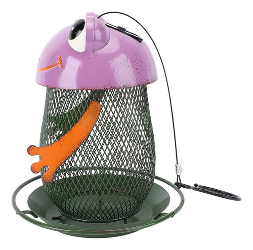 Comedero Colgante Para Pájaros De Iron Art, Funciona Con Ene