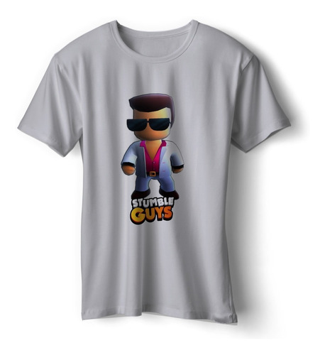 Remeras De Chicos Personajes Stumble Guy Sublimadas - 6007