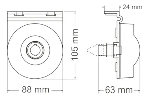 Faro Baiml 1037 - Flexible Azul
