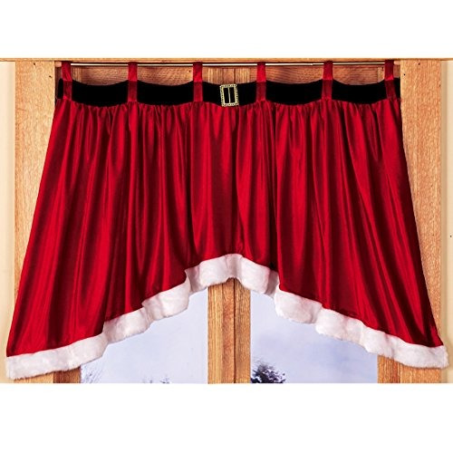 Gaosaili Puerta Ventana Cortina Panel Navidad Cortina