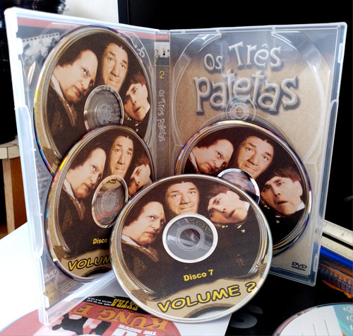 Os 3 Patetas- 16 Dvds (169 Episódios Dub) E Dvds De Filmes