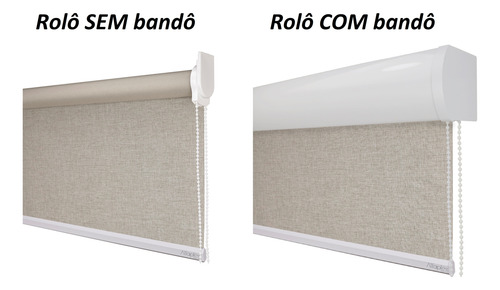 Cortina Persiana Rolo Blecaute L 1,50 X 1,70 A Com Bando
