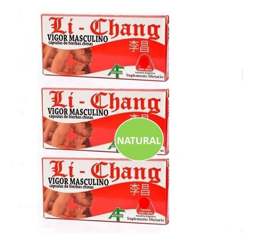 Lichang Vigor Masculino X 4 Capsulas. Belgrano