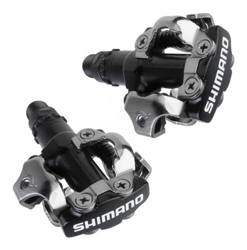 Imagen 3 de 7 de Pedales Automaticos Shimano Pd-m520 Mtb Calas Negros.