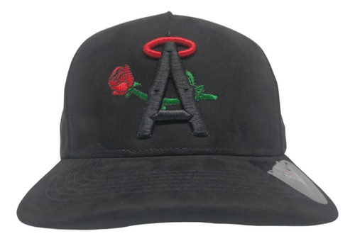 Gorra Snapback Gamuza Bordada Curva Ajustable Premium Fg Cap Angels Angelinos Anaheim Ajustable