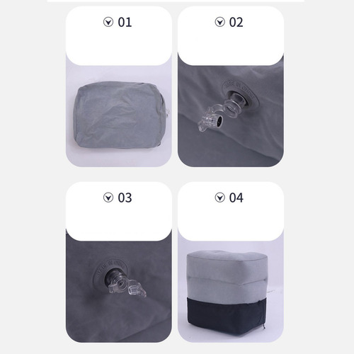 Almohada Para Reposapiés De Viaje, Cojín Ajustable