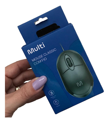 Mouse Multilaser Office MO300 preto
