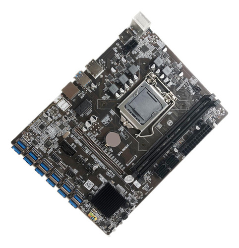 Placa-mãe B250 Btc 12 Usb3.0 Para Pci-e Interface