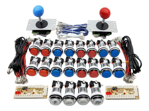 Juego De Arcade Clásico De 2 Jugadores Botones Y