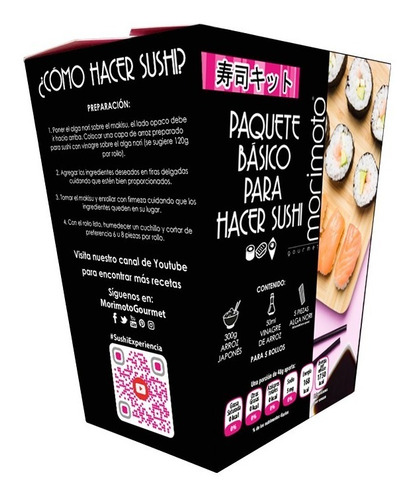 Imagen 3 de 3 de Paquete Básico Para Hacer Sushi 12 Pzs