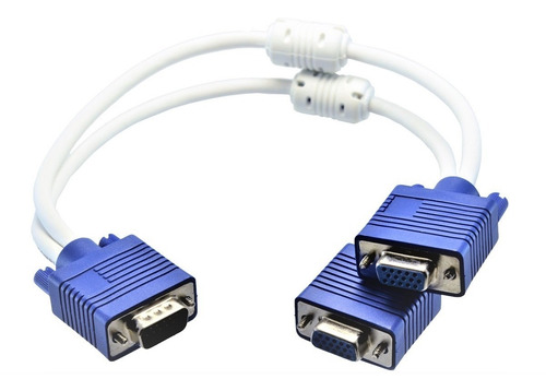 Cable Splitter Vga Trautech Tipo Y Divisor De 1 A 2 Salidas