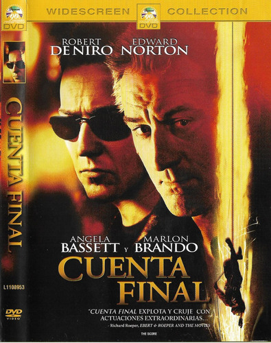 Cuenta Final Dvd Robert De Niro Edward Norton Marlon Brando