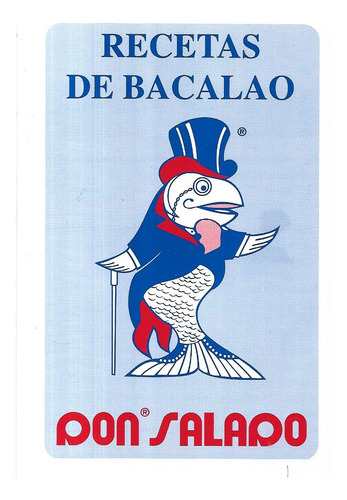 Folleto Tríptico Recetas De Bacalao / Don Salado (Usado)