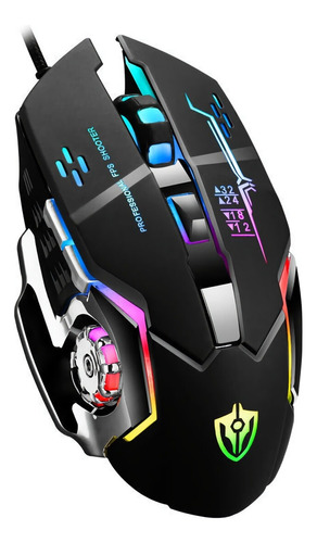 Mouse Gamer Shipadoo X7 Con Base Metalica 3200dpi