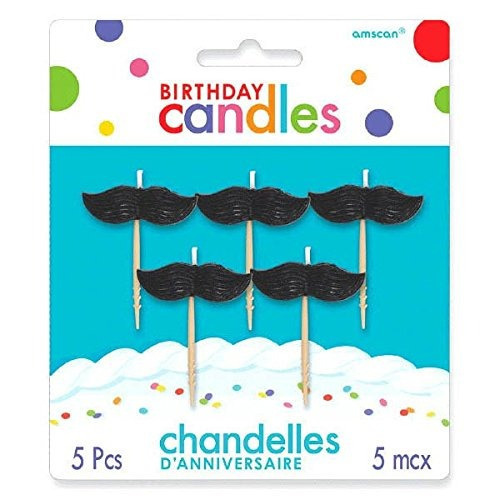 Los Bigotes Moldeados Recogida Velas De Cumpleaños | Artícul