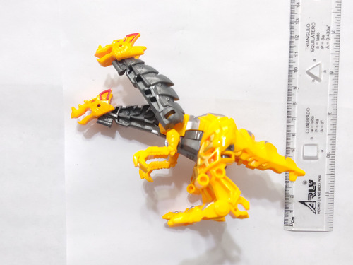Robot Dragon Dinosaurio Tipo Transformers Dinosaur Warrior Robot Amarillo (Usado)