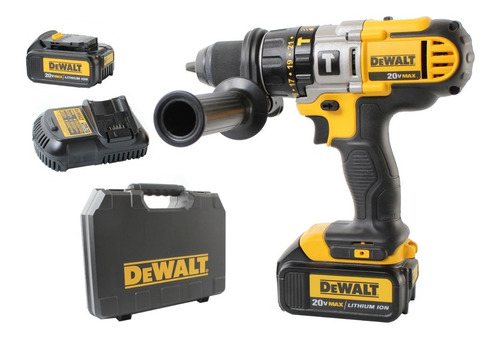 Taladro Percutor  Atornillador 13 Mm Dewalt  20v 3ah 2 Bater