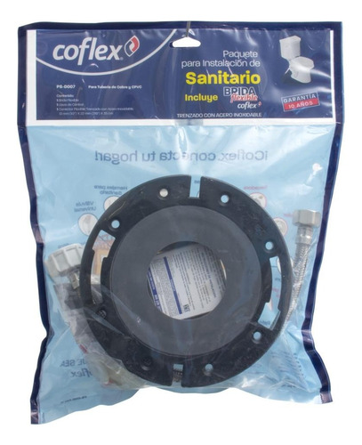 Kit De Instalacion Sanitario Coflex Gris