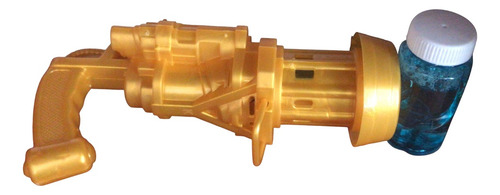 Mini Maquina De Burbujas Dorado Portátil Para Niños