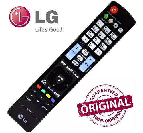 Controle Remoto 100% Original Akb72914207 P/ Tv LG 26le5500